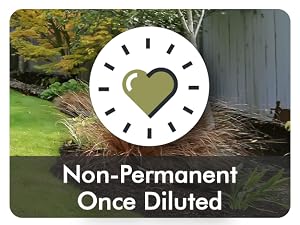Non-permanent once diluted