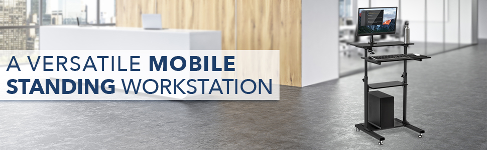 Mount-It! Mobile Standing Desk