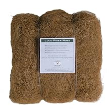 1 lb loose coco fiber moss, used to create planter and hanging basket liners