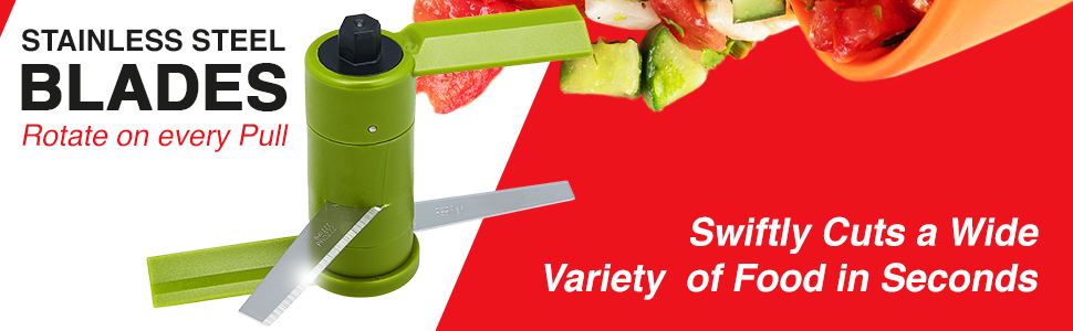 Kuhn Rikon Pull Chop Pull Chopper Manual Food Processor Cord Mechanism