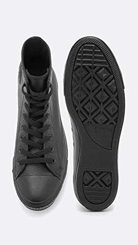 Converse Chuck Taylor® All Star® Leather Hi Black Mono Leather Men's 7, Women's 9 Medium