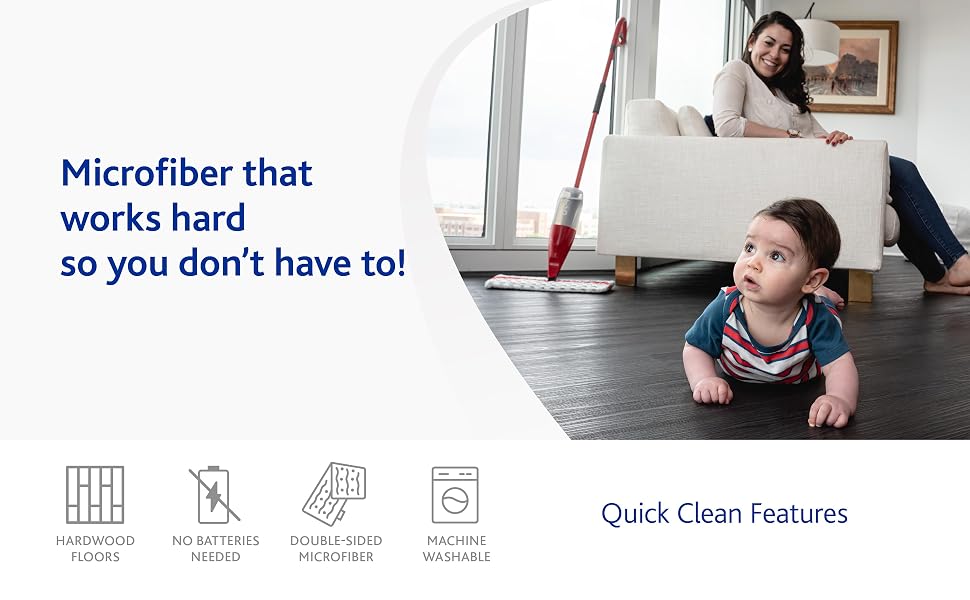 spray mop features