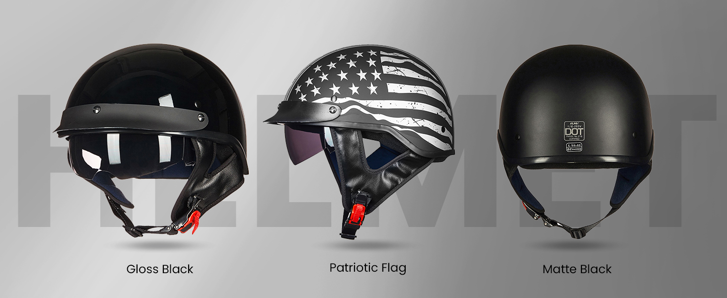 HALF HELMET MOTORCYCLE WOMEN
