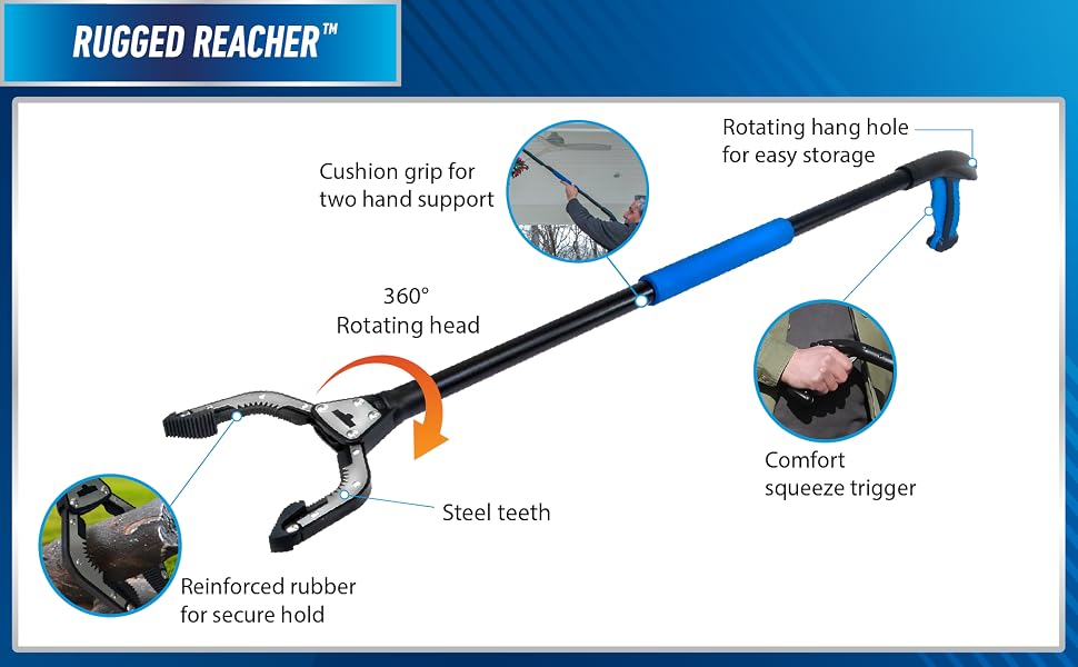 Rugged Reacher Features