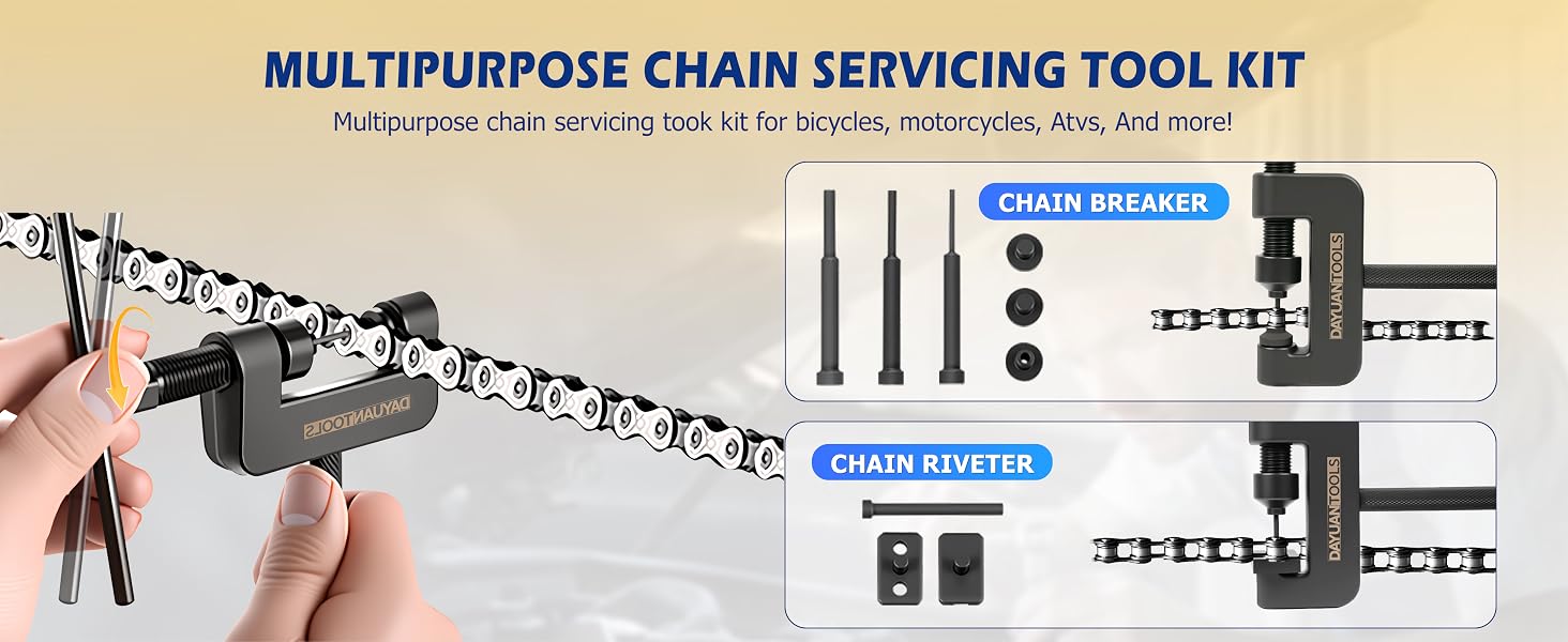 MULTIPURPOSE CHAIN SERVICING TOOK KIT