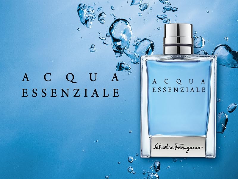 FERRAGAMO Acqua Essenziale Eau de Toilette Pour Homme, Cologne Spray for Men