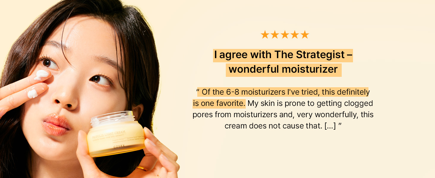 wonderful moisturizer favorite cream no clogged pores strategist Korean skin care
