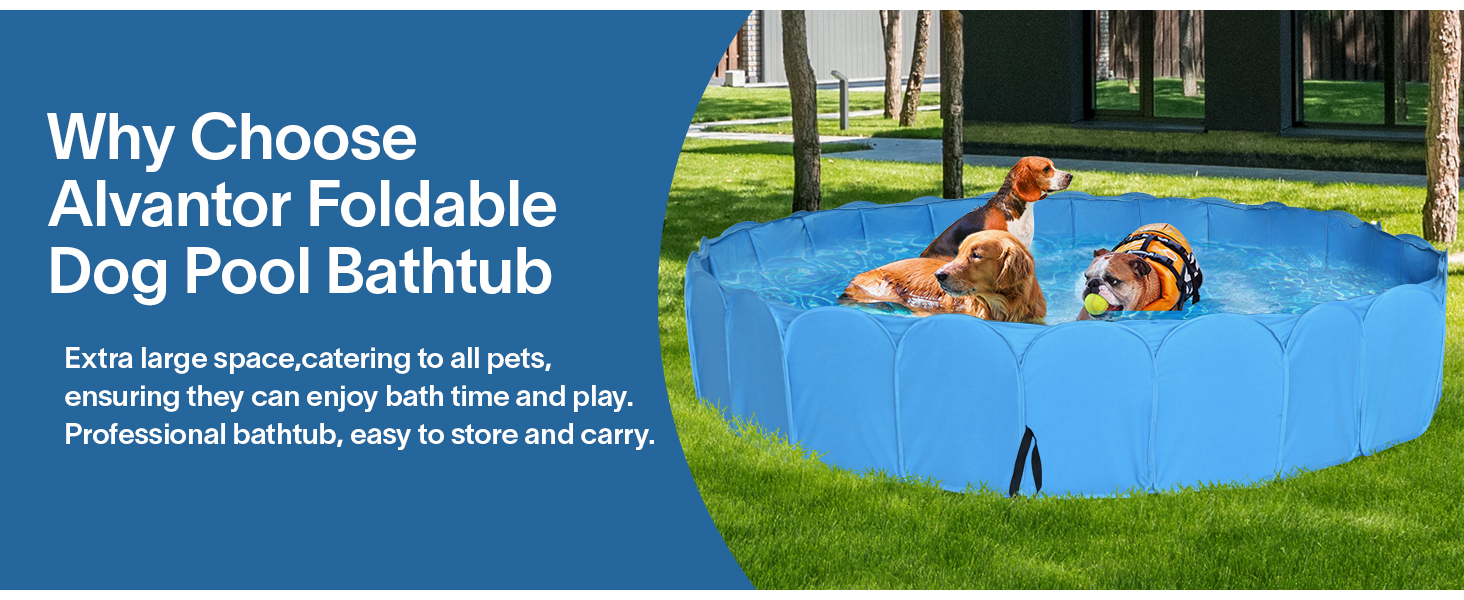 Alvantor Foldable Swiming Pool