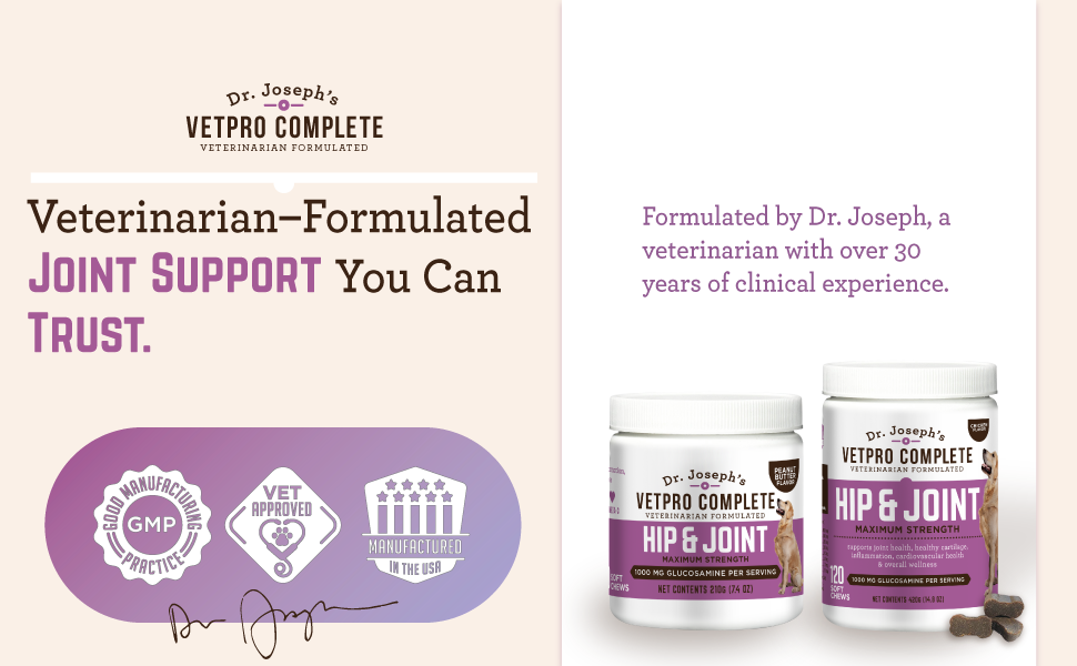 Vet-Formulated Joint Support you Can Trust