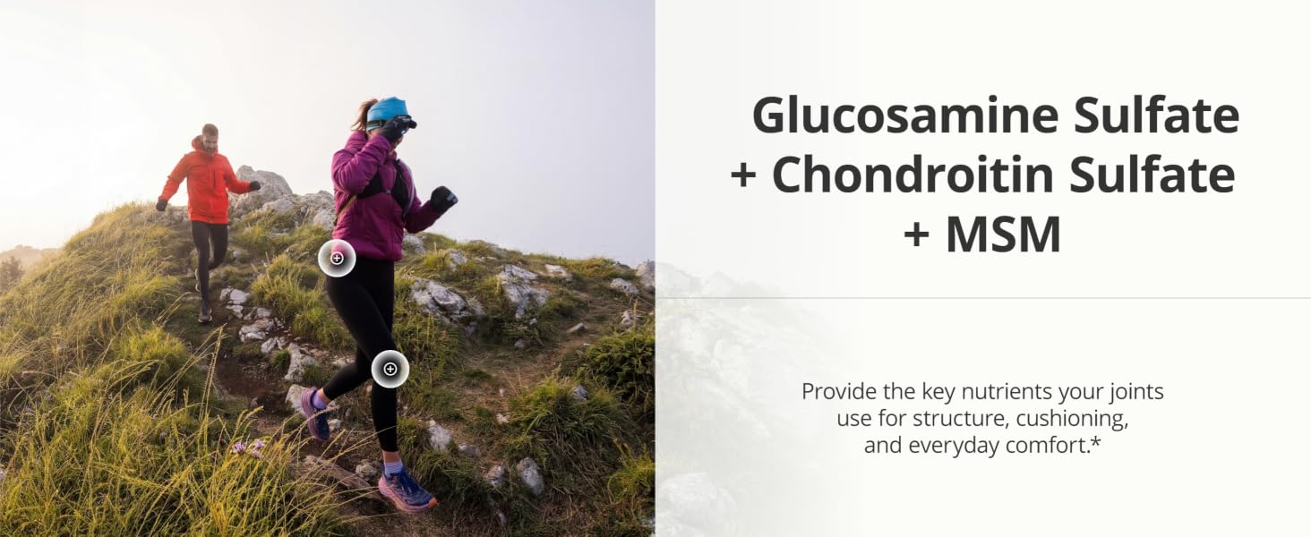glucosamine chondroitin triple strength, joint strength, cartilage support, bone health, mobility
