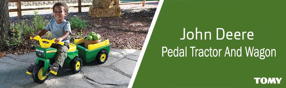 John Deere Pedal Tractor And Wagon Banner