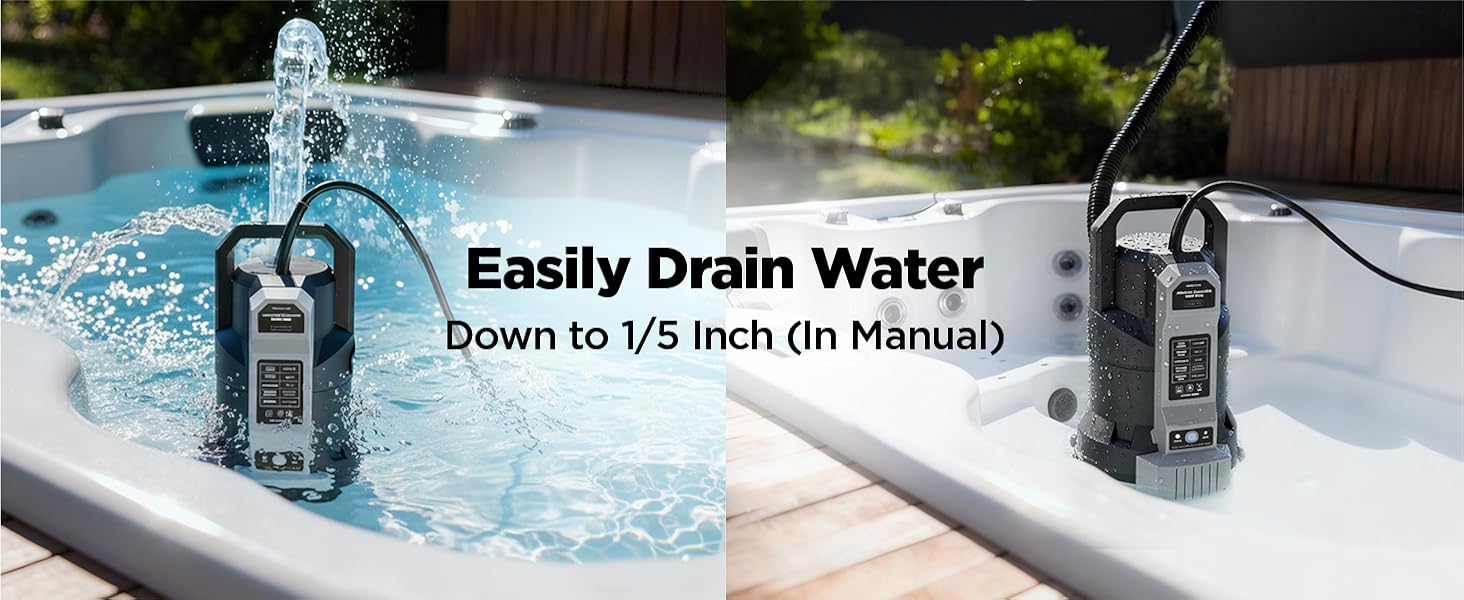 pool drain pump