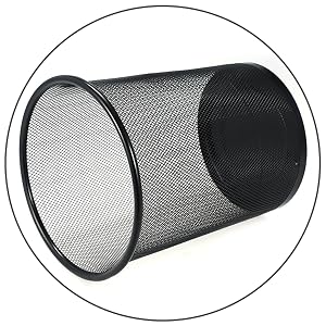 trash can bathroom garbage small round cans with lids bin waste basket office trash dustbin mesh