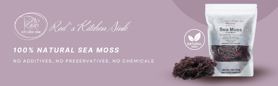 Puple Sea Moss Wildcrafted