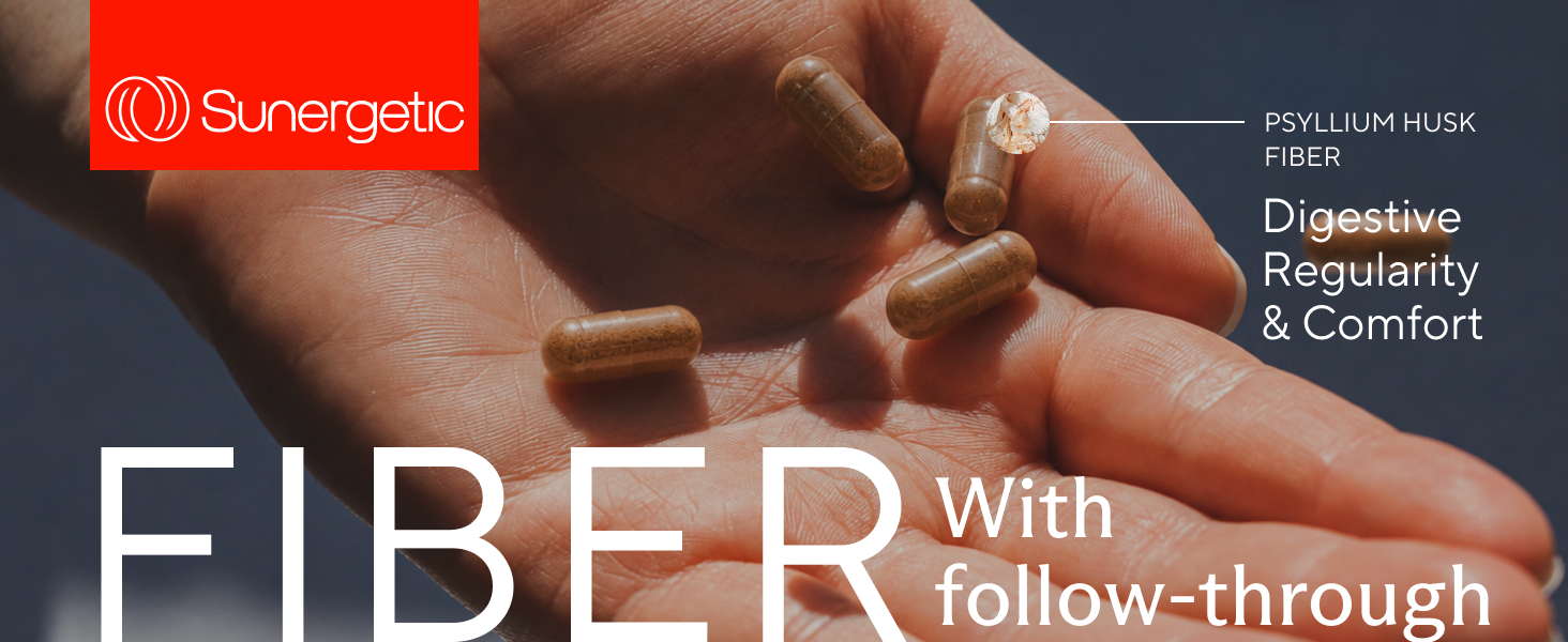 Sunergetic Psyllium Husk Capsules, 240ct
