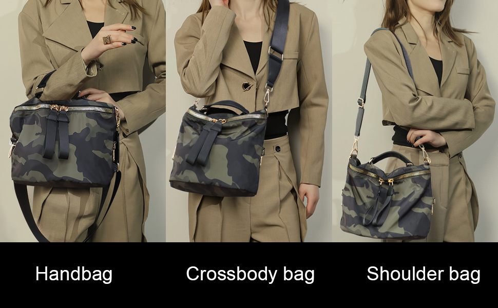 camo shoulder bagfo women