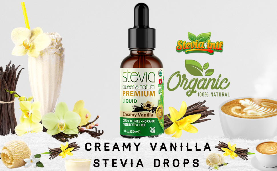 Creamy Vanilla Stevia Drops