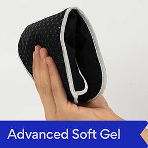 gel slippers black