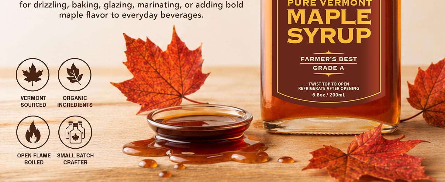 organic maple syrup artisan maple syrup premium syrup waffle topping french toast brunch flavor