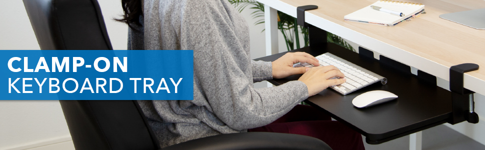 Adjustable Keyboard Tray Clamp