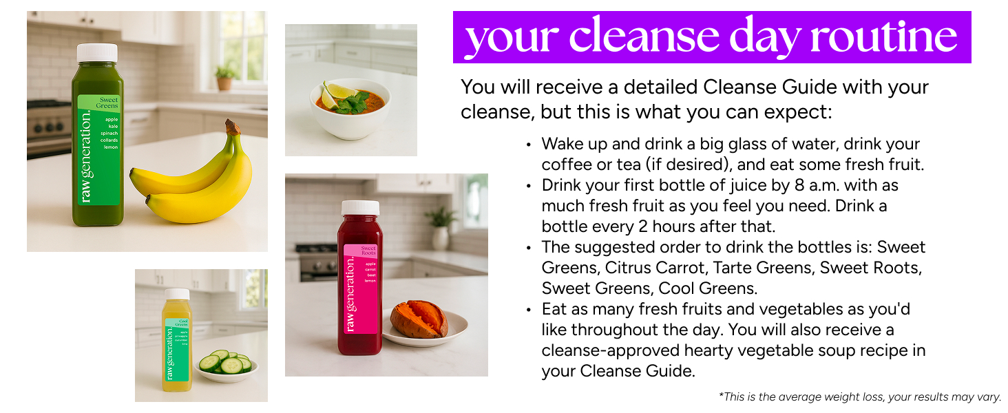 Your cleanse day routine here&amp;#39;s what you can expect