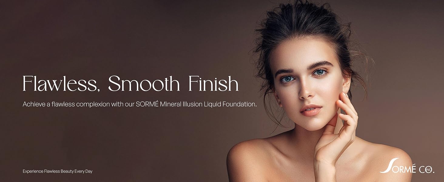 Sorme Mineral Illusion Foundation - Oil Free Liquid Foundation with sunscreen protection