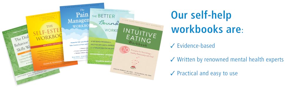 Our self-help workbook are: evidence-based, written by mental health experts, &amp;amp; and are easy to use