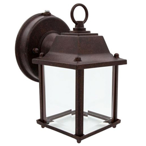 brown porch light