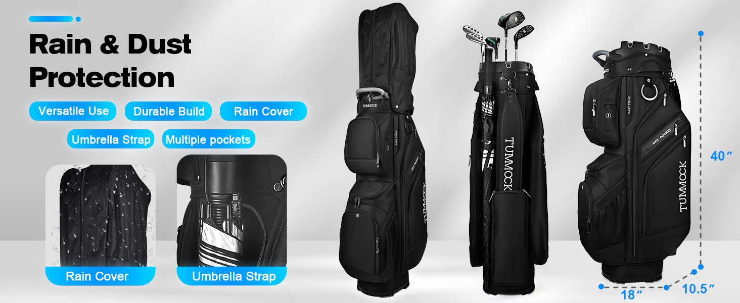 golf cart bag 14-Way Top Divider