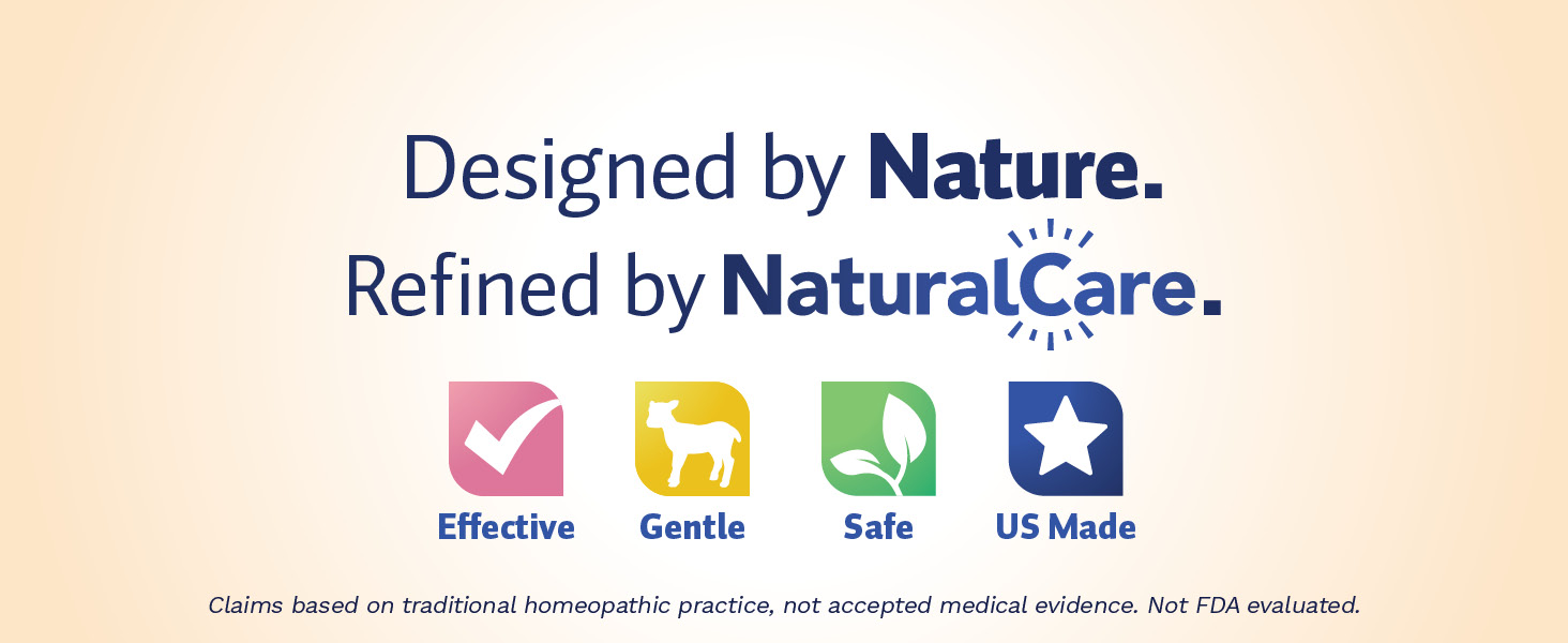 Designed by Nature. Refined by NaturalCare. Our products are effective, gentle, safe, and US made