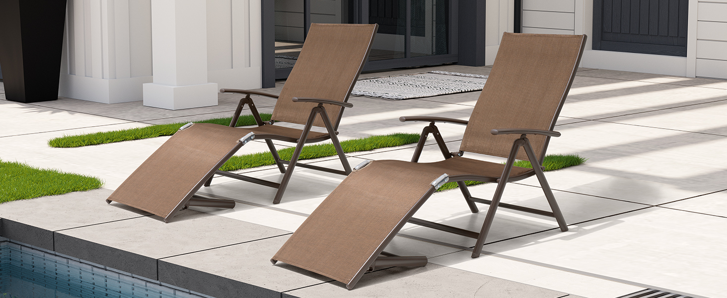 Aluminum Folding Lounge Chair