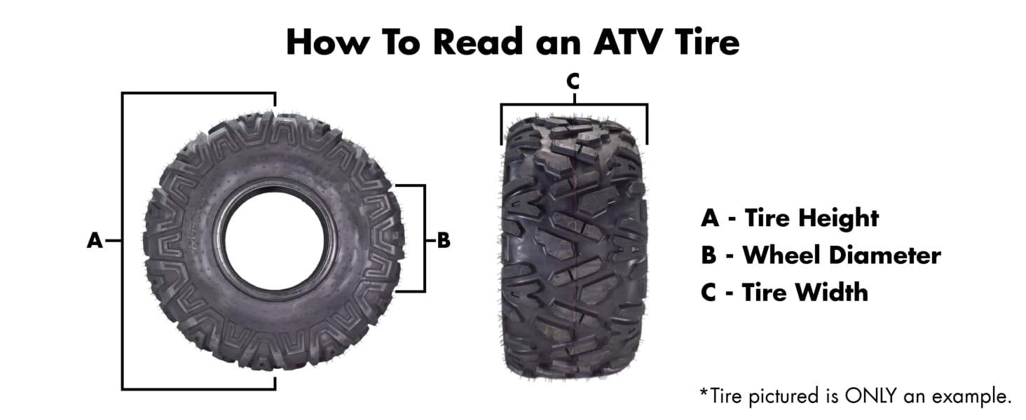 how to measure atv tire