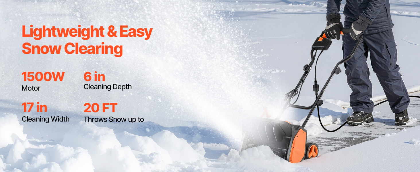 power snow shovel corded