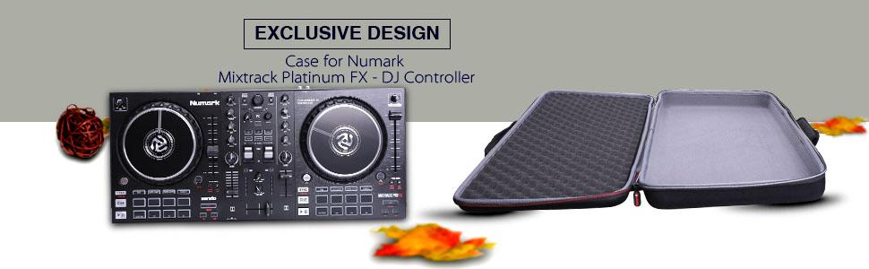 The Protective Hard Case is Perfect for Numark Mixtrack Platinum FX or Mixtrack Pro 3 DJ Controller.