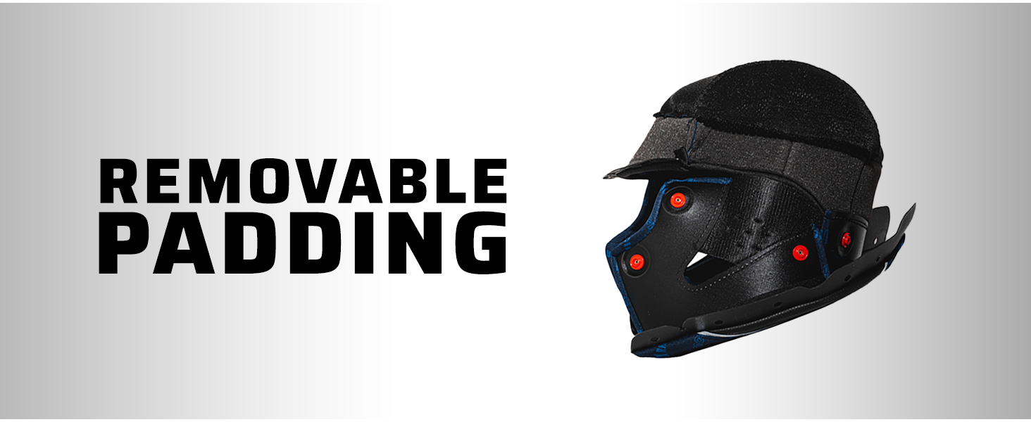 Removable padding HAX Obsidian Helmet
