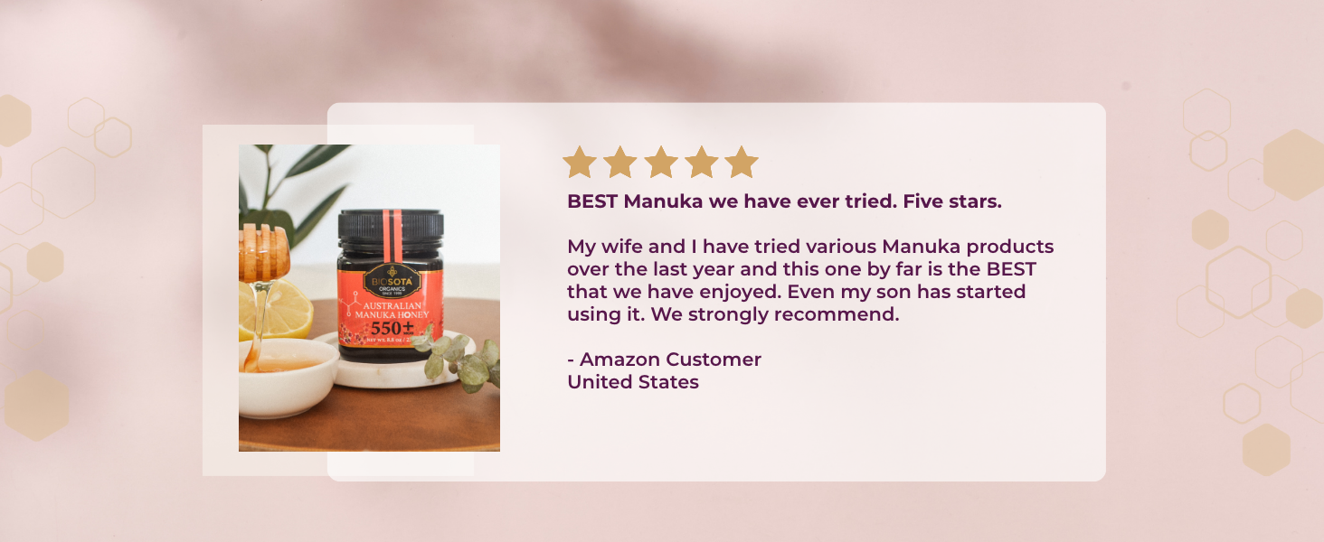 Biosota Australian Manuka Honey MGO 550+