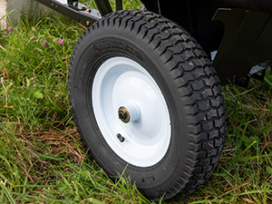 dump cart for lawn tractor, poly dump cart, riding mower attachments, garden cart