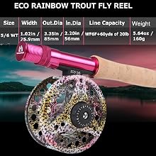 rainbow trout fly reel