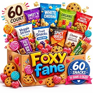 Healthy Snack Gift Box Crackers Cookies Candy Chips Snacks Bulk Bundle Treats School Variety Pack