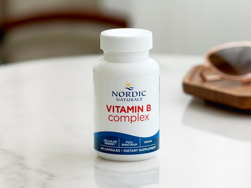 Nordic Naturals Vitamin B Complex - Full Spectrum, 45 Capsules