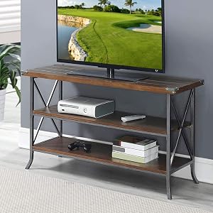 tv stand industrial traditional modern living family room
