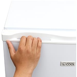 mini freezer, compact design, small
