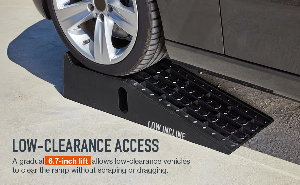 car ramps heavy duty 12000 lb suv truck ramp non skid auto lift garage tire service ramps