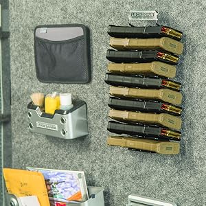 Magazine Rack Holder Weapon Hanger Hook Pistol Handgun Rifle Long