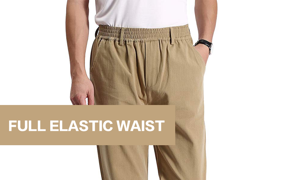 elastic waist pants