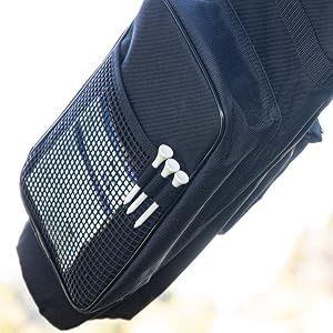 Close up of Pockets on 5 Inch Sunday Bag