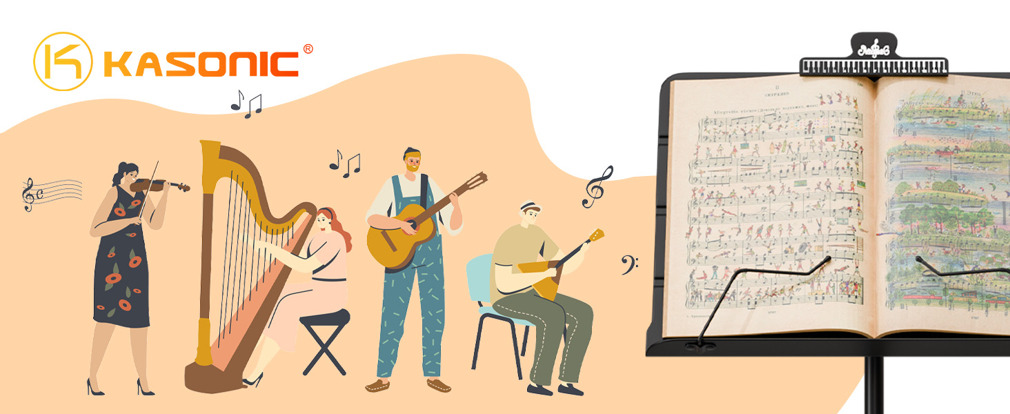 2 in 1 Dual-Use Music Stand