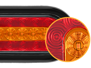 6inch oval trailer light steel box housing kit 2inch round marker light