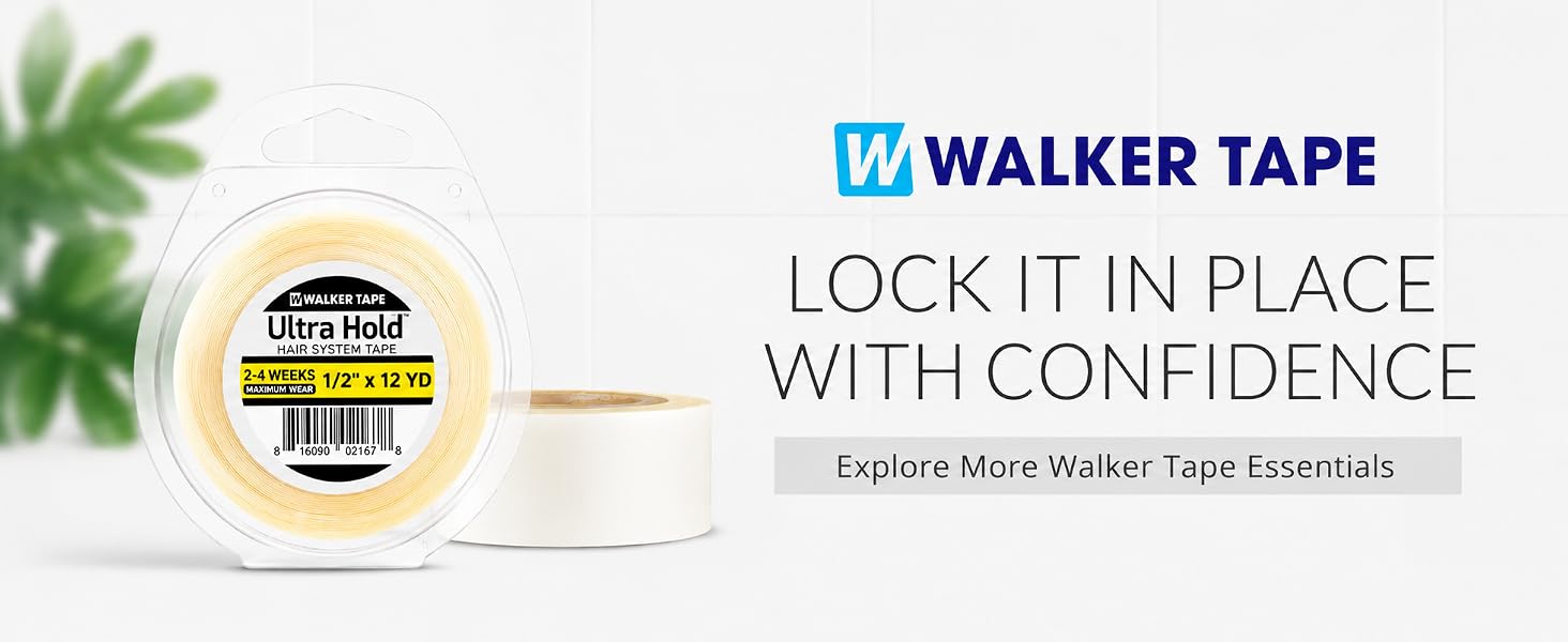 Walker Tape Ultra Hold Extension Tape Roll 1/2&amp;#39;&amp;#39; x 12 yds