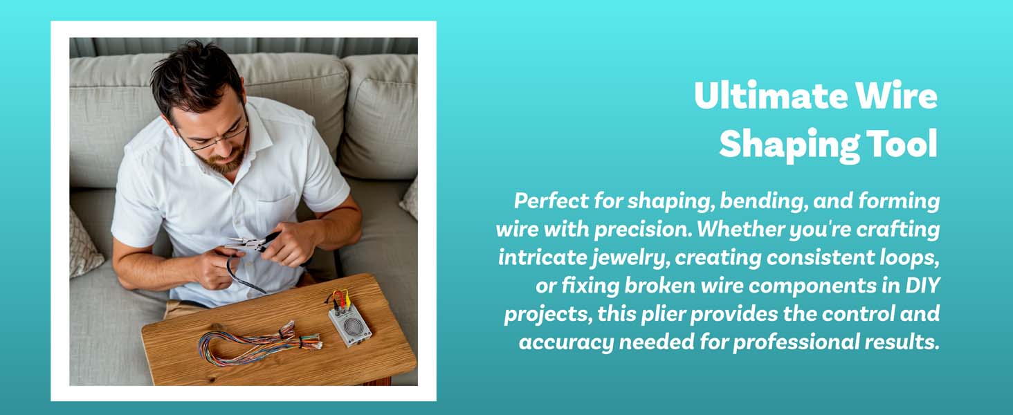 The Beadsmith Concave (Hollow)/Round Nose Piers – Wire Looping and Wire Bending Plie